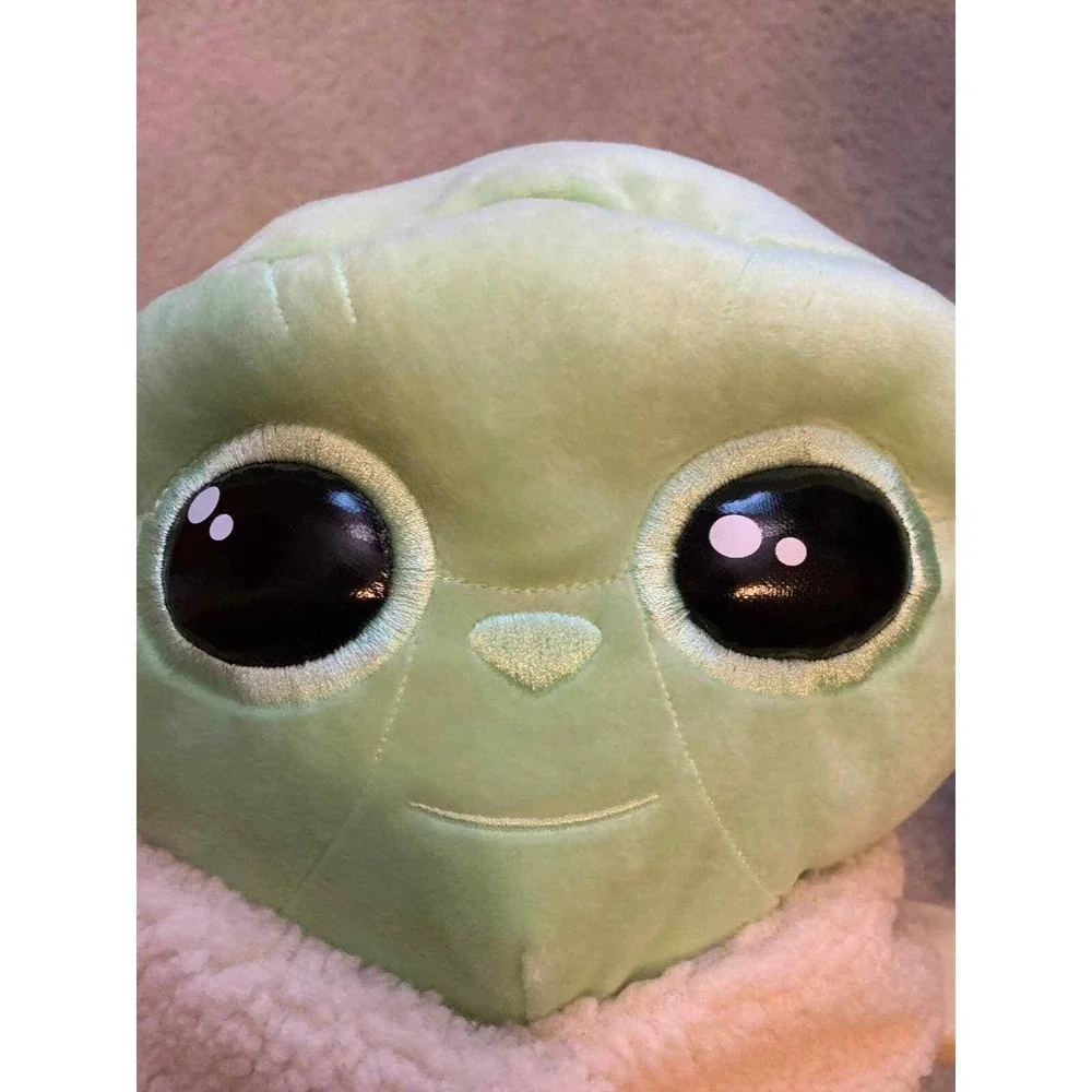 Baby Yoda Grogu Backpack and Plush Toy in 1 Soft Adorable Zip Close 16 Inch NWT